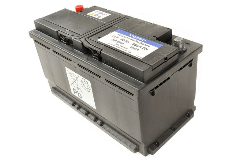 Battery and mounting parts for Volvo