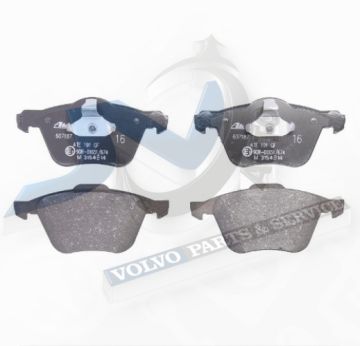 Front brake pads for 316 mm disc of Volvo 30793265, 32373163 ATE