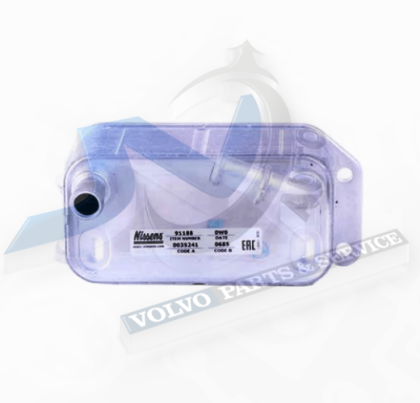 Oil cooler, heat exchanger, engine oil for Volvo 31325045