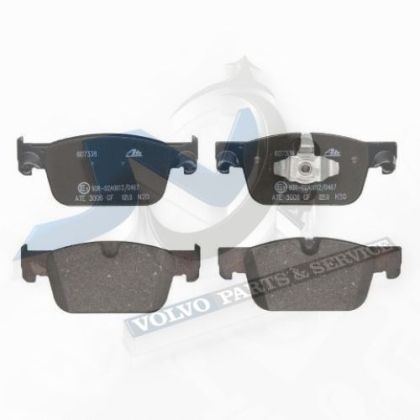 Предни спирачни накладки за 296 мм и 322 мм диск на Волво 32373173, 31423651, 31423652, 31658359, 32276321, 32373348