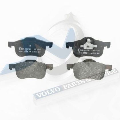 Front brake pads for 286 and 306 mm Volvo discs 272401, 274335, 8634921, 32373171 ATE