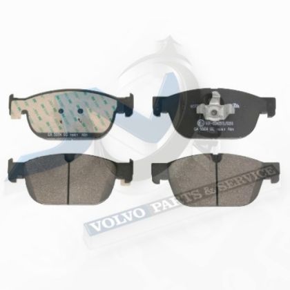 Front brake pads for 345 mm and 366 mm Volvo disc 32438067, 32373126, 32373125, 31499906, 31476723, 31445976, 31400528 ATE