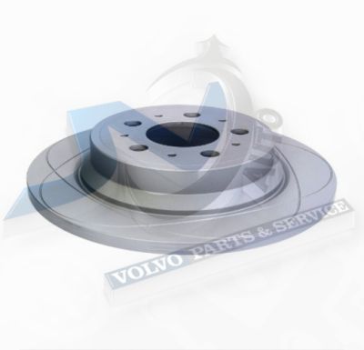 Rear slotted brake disc for Volvo 9434167, 31471821 SD