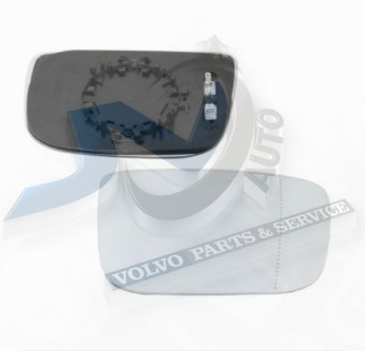 Mirror glass, Outside mirror right for Volvo 31217278 , 31217281 , 31424239