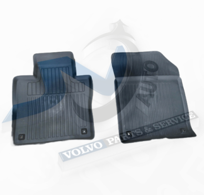 Floor accessory mats Rubber charcoal consists of 5 pieces for Volvo 31693648, 32204609, 32332378