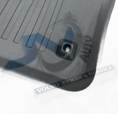 Floor accessory mats Rubber charcoal consists of 5 pieces for Volvo 31693648, 32204609, 32332378