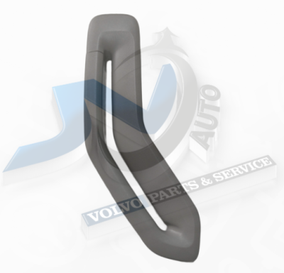 Cover, Safety belt left B-pillar grey granite for Volvo 39873710