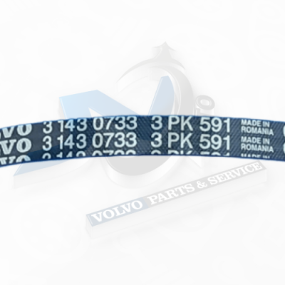 V-ribbed belt PK 3 Ribs for Volvo 31430733, 32292873, 32292877