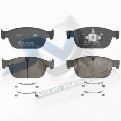 Front brake pads for Volvo 32373124, 32438068, 31400527, 31445975, 31476722, 31499905, 31665288, 32373186