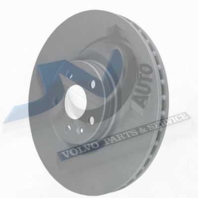 Front brake disc 345 mm for Volvo 31400568, 32424719 ATE