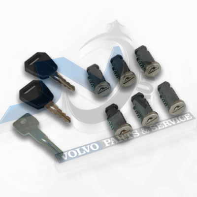 Carrier Lock kit One-Key-System Kit 6 Pcs for Volvo 32147044